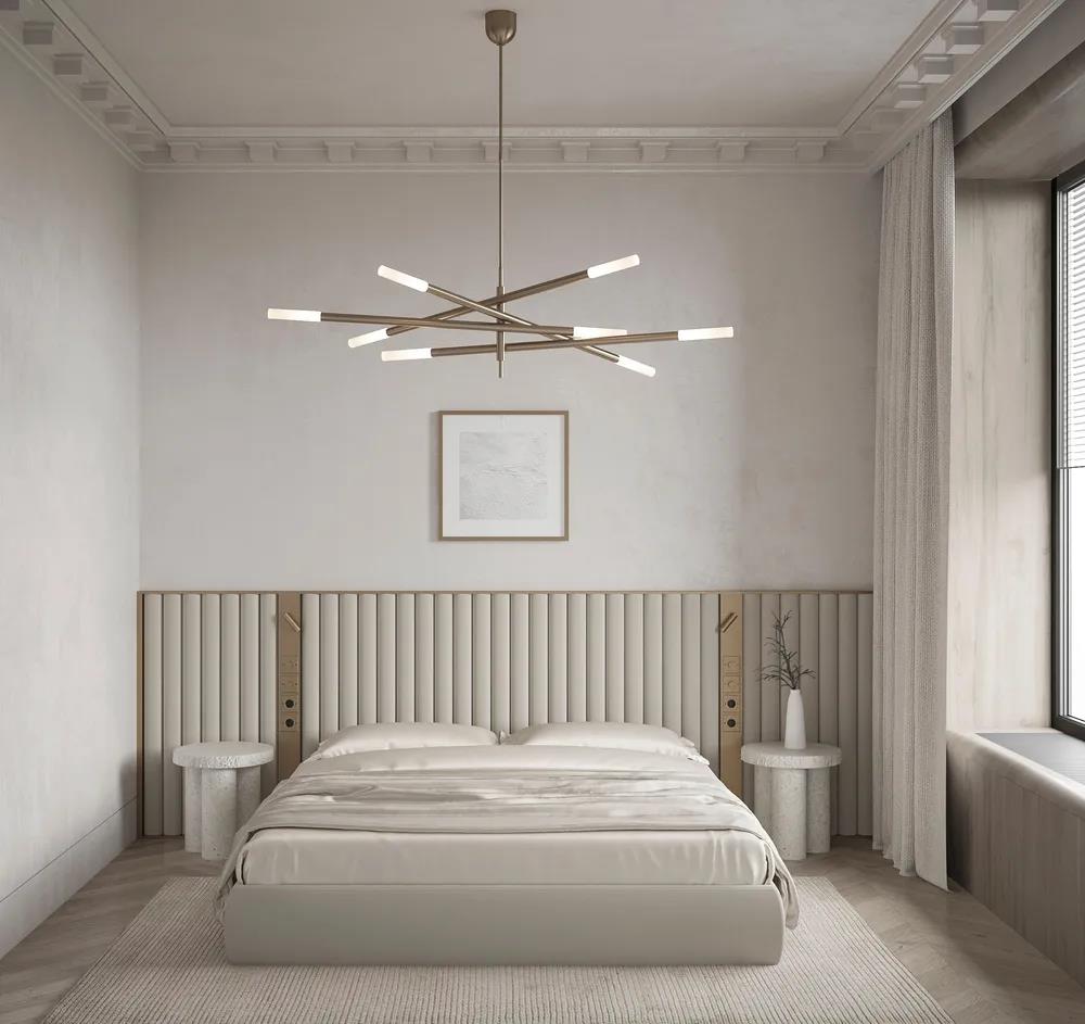 輕奢極簡風(fēng)格室內(nèi)家裝案例效果圖-臥室 輕奢極簡風(fēng)格室內(nèi)家裝案例效果圖-臥室