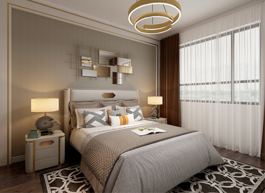 佛山市卓越蔚藍星宸現代簡約風格三居室裝修案例