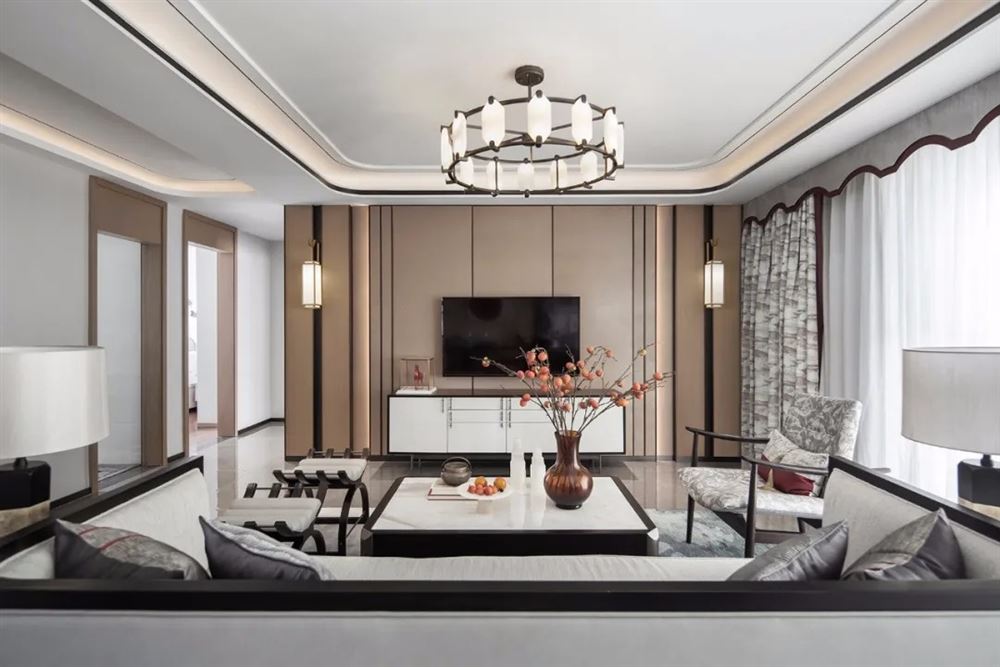 惠州市方直君御新中式風格四居室裝修案例