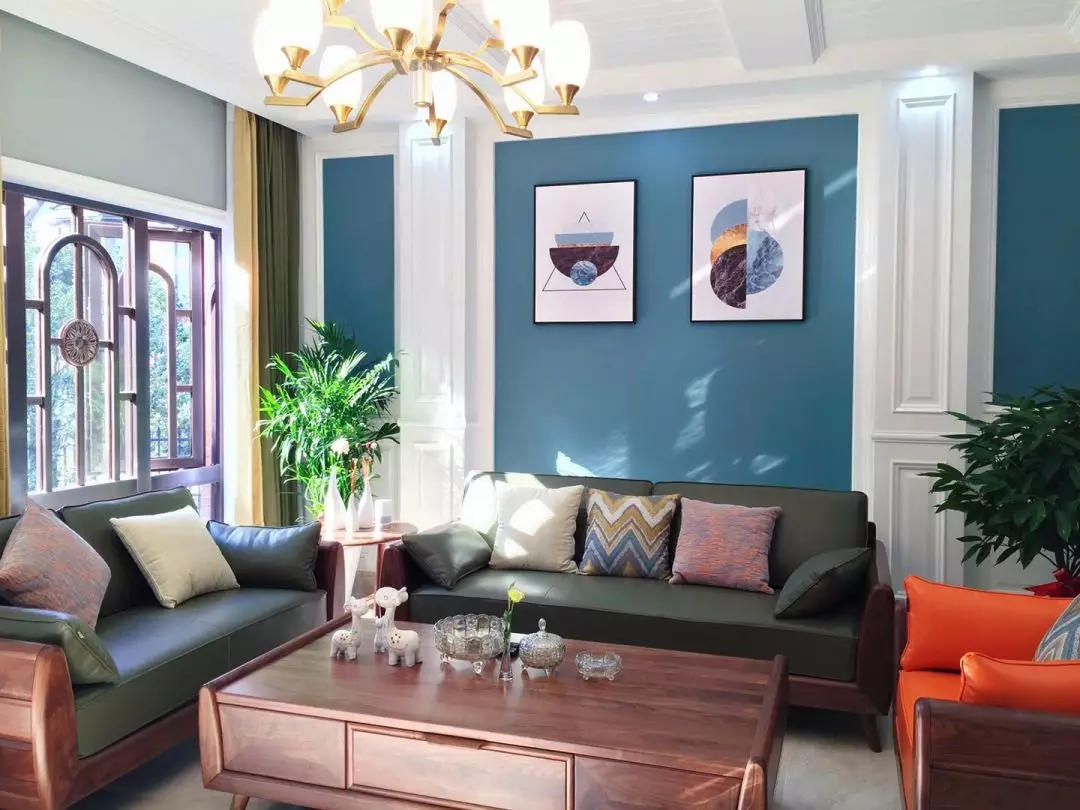 別墅裝修現代美式風格-客廳 別墅裝修現代美式風格-客廳