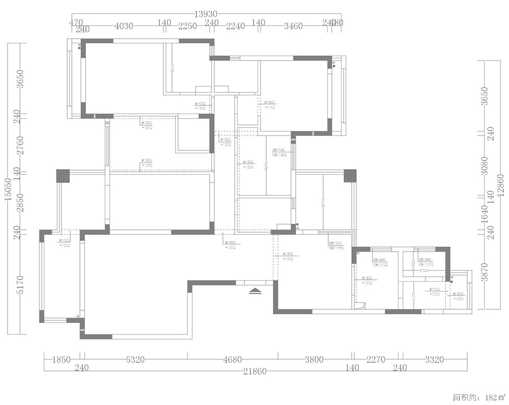 佛山裝修公司簡(jiǎn)歐風(fēng)格室內(nèi)裝修效果圖-平面圖 佛山裝修公司簡(jiǎn)歐風(fēng)格室內(nèi)裝修效果圖-平面圖