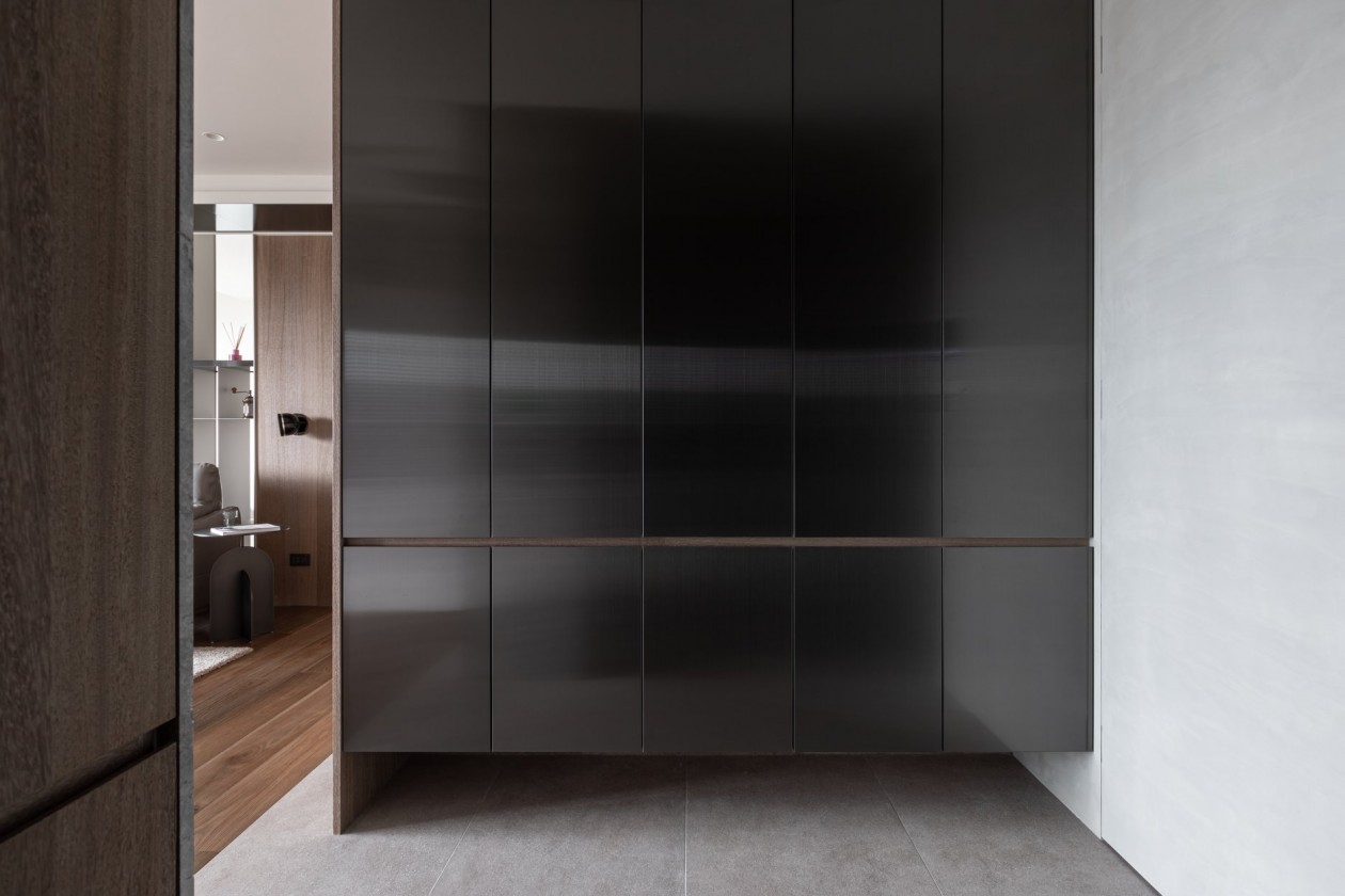 現代簡約風格室內設計家裝案例-玄關 現代簡約風格室內設計家裝案例-玄關