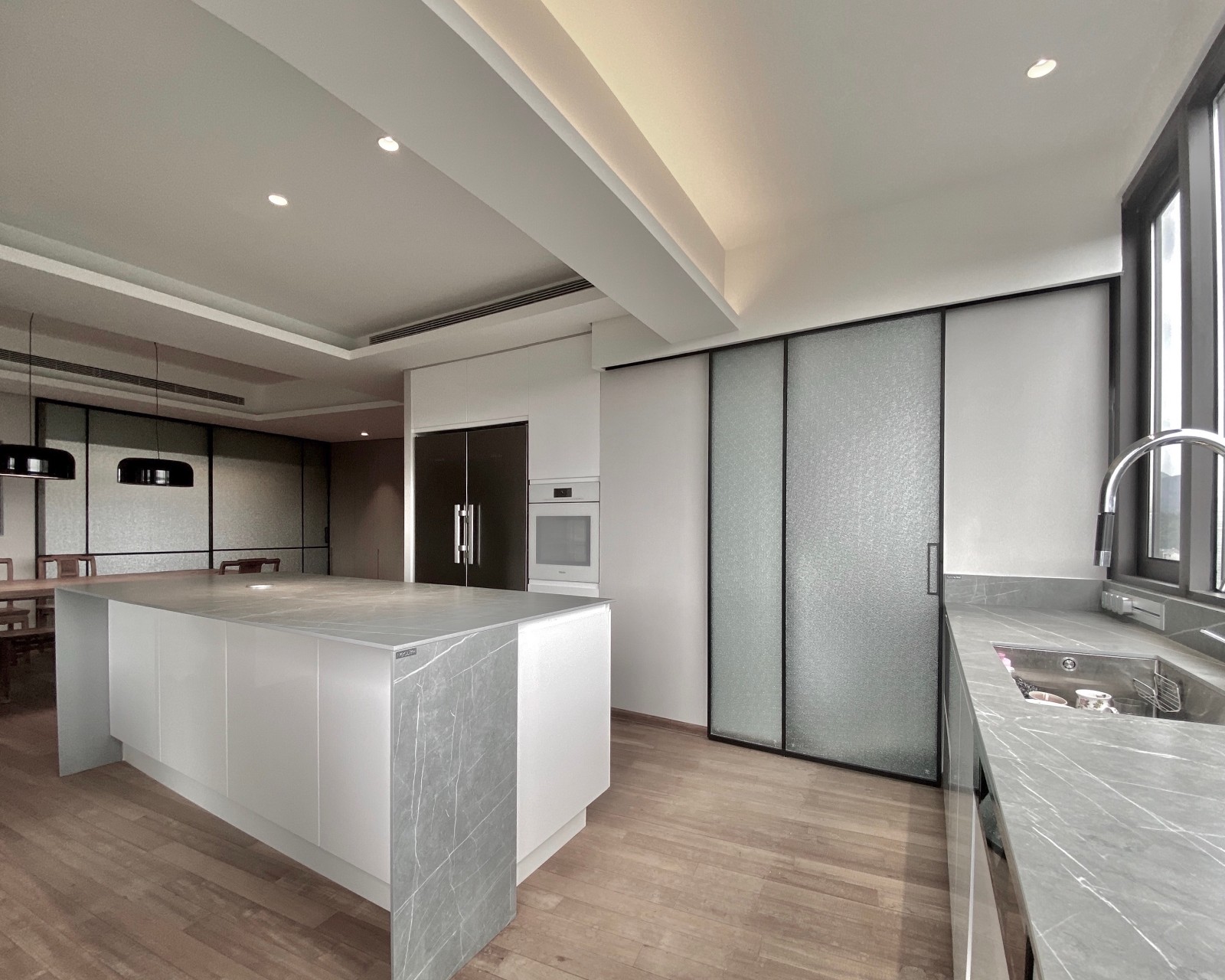 廣州裝修公司新中式風格室內裝修效果圖-廚房 廣州裝修公司新中式風格室內裝修效果圖-廚房