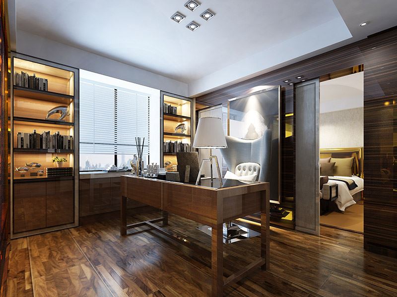 常州市桃園新村輕奢風格三居室裝修案例