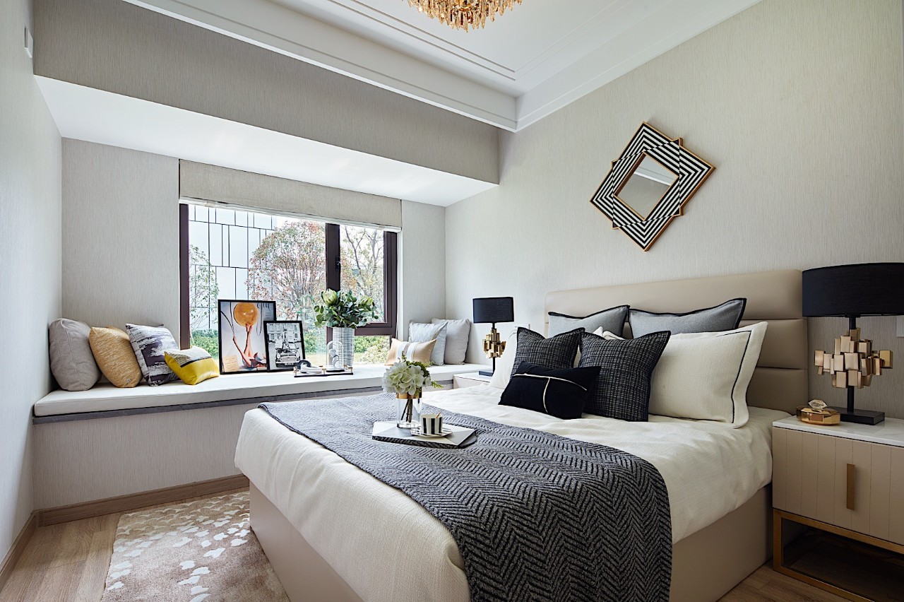 榮和千千樹(shù)三居123平米現(xiàn)代前衛(wèi)風(fēng)格室內(nèi)裝修案例-客臥 榮和千千樹(shù)三居123平米現(xiàn)代前衛(wèi)風(fēng)格室內(nèi)裝修案例-客臥