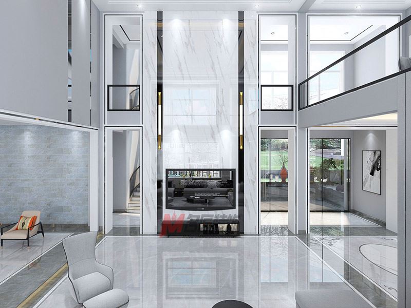 自貢市B2-5安置房現代風格別墅裝修案例