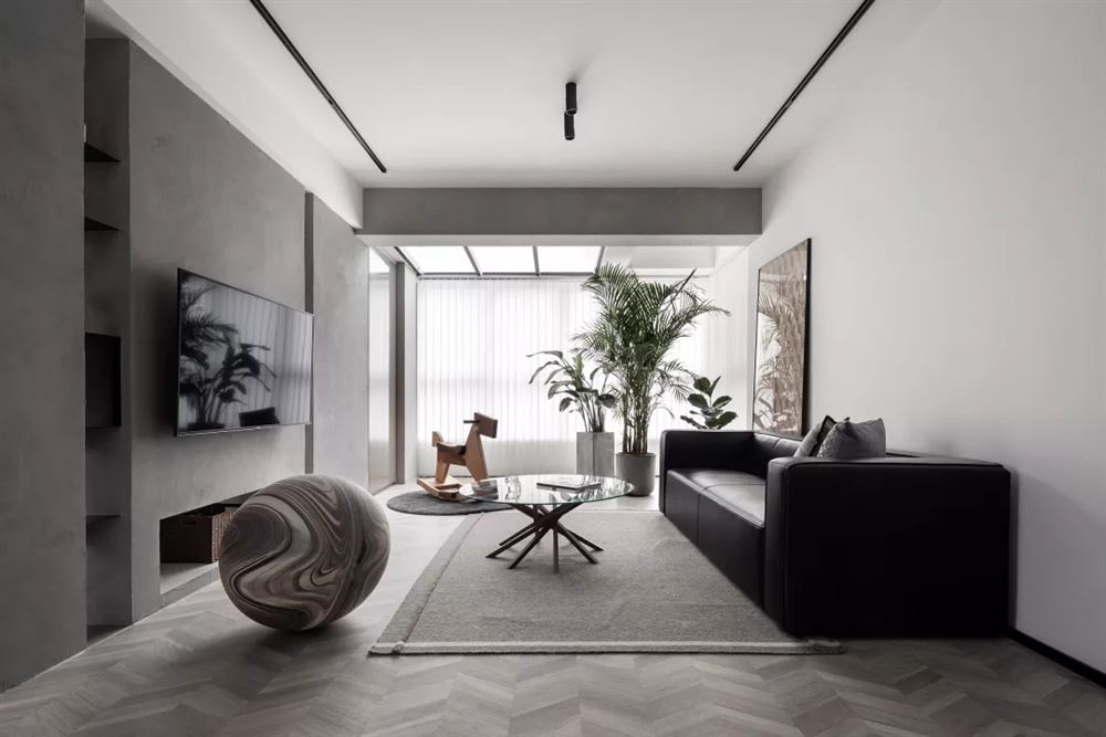 廣州市錦繡香江現(xiàn)代簡約風格三居室裝修案例