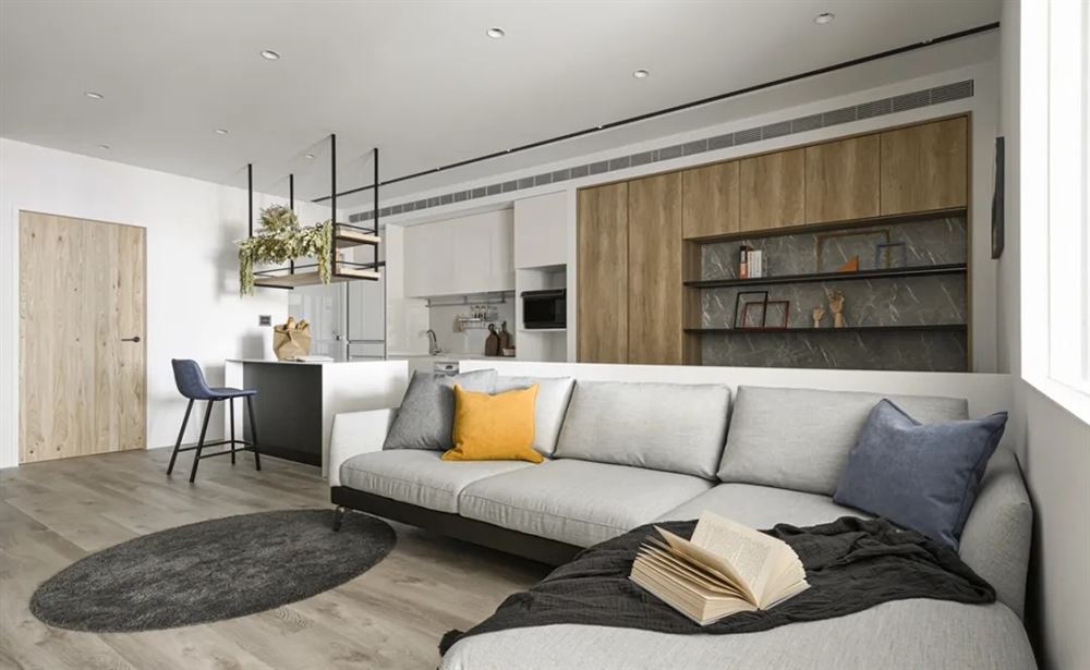 湛江市財政局宿舍(湛川路)北歐風格三居室裝修案例