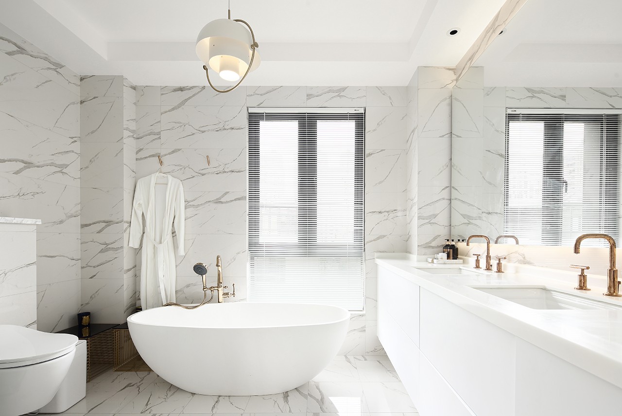 簡歐輕奢風格家裝設計別墅裝修效果圖-衛生間 簡歐輕奢風格家裝設計別墅裝修效果圖-衛生間