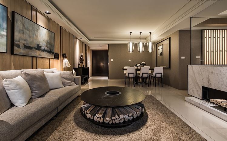 湛江市榮盛南亞酈都現代風格四居室裝修案例