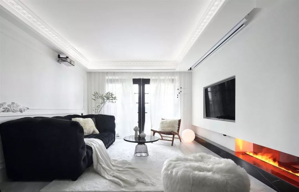 佛山市招商城市主場北歐風格三居室裝修案例