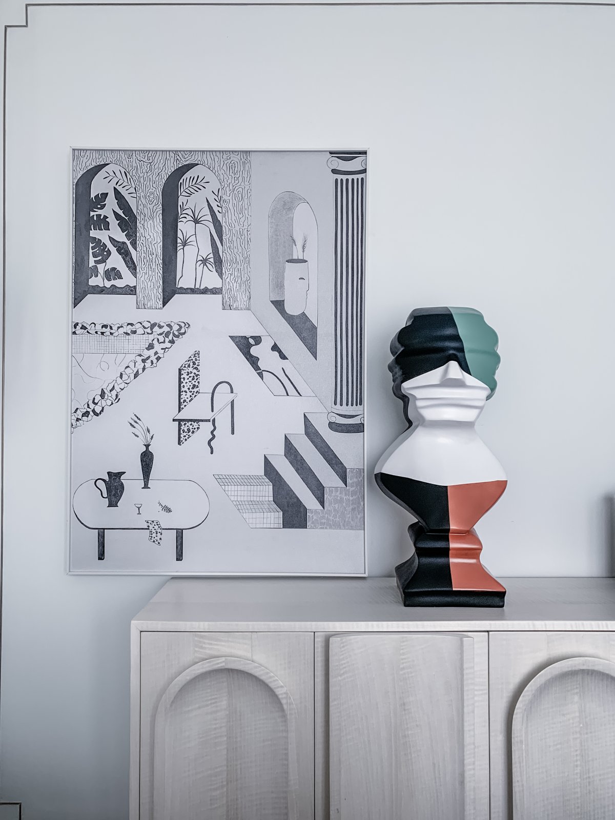 簡歐輕奢風格室內設計家裝案例-邊柜 簡歐輕奢風格室內設計家裝案例-邊柜