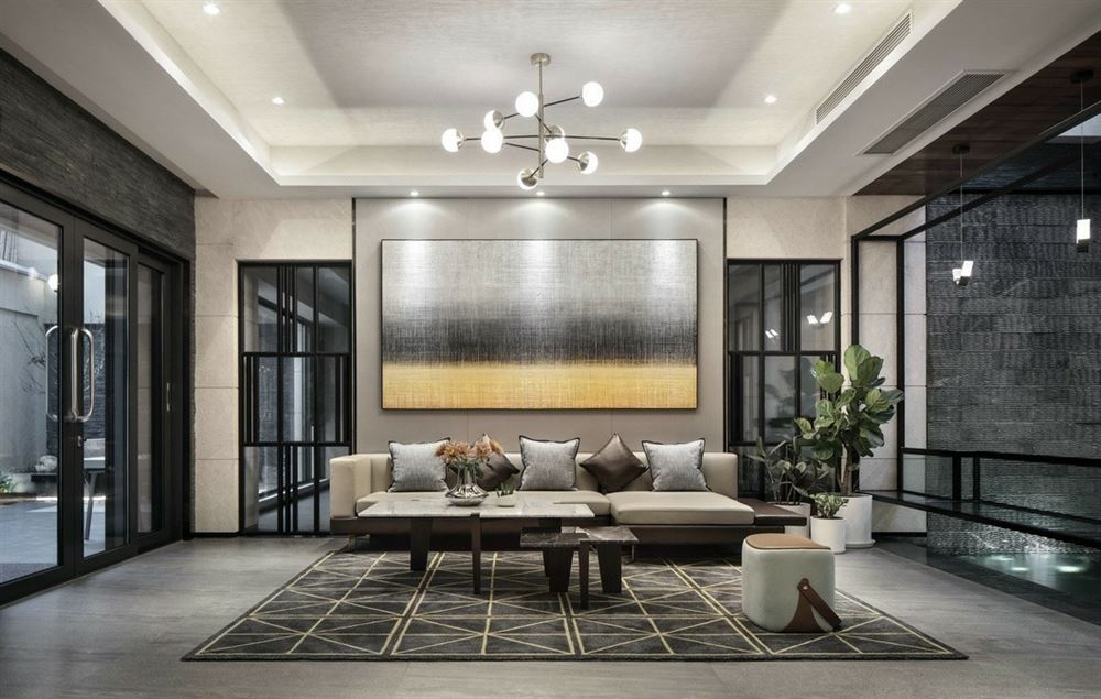 佛山市綠地&middot;拾野川新中式風格別墅裝修案例