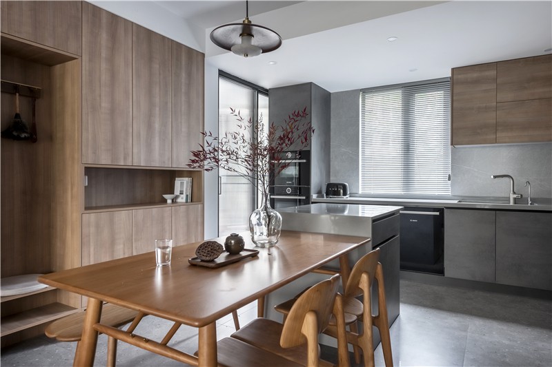 裝修案例北歐原木風格室內裝修效果圖-餐廚廳 裝修案例北歐原木風格室內裝修效果圖-餐廚廳