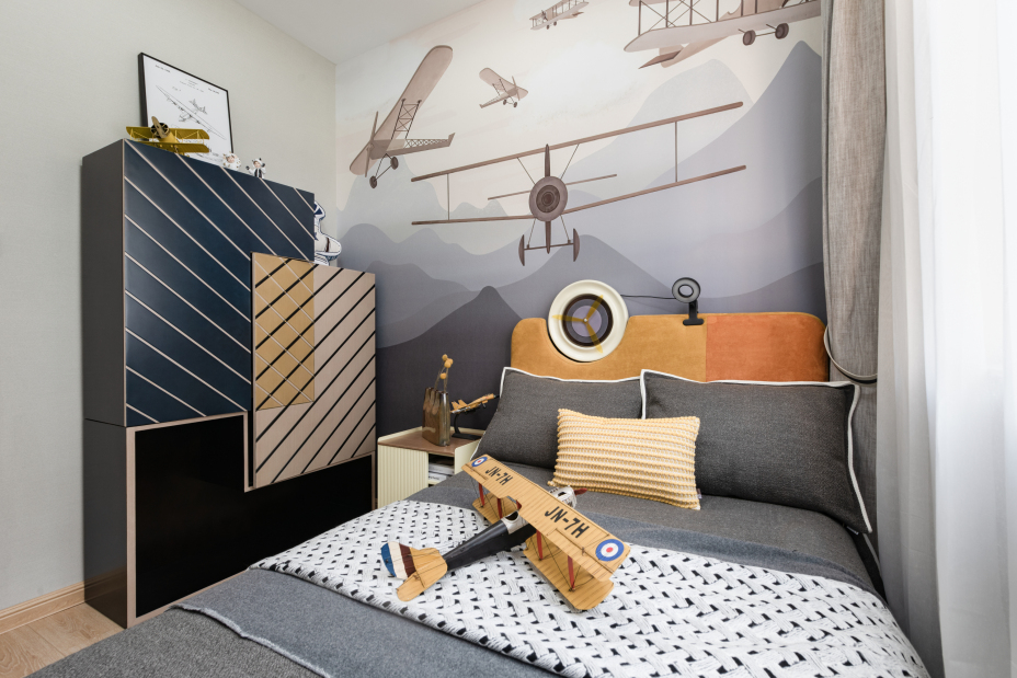 現代簡約風格室內家裝案例效果圖-兒童房 現代簡約風格室內家裝案例效果圖-兒童房