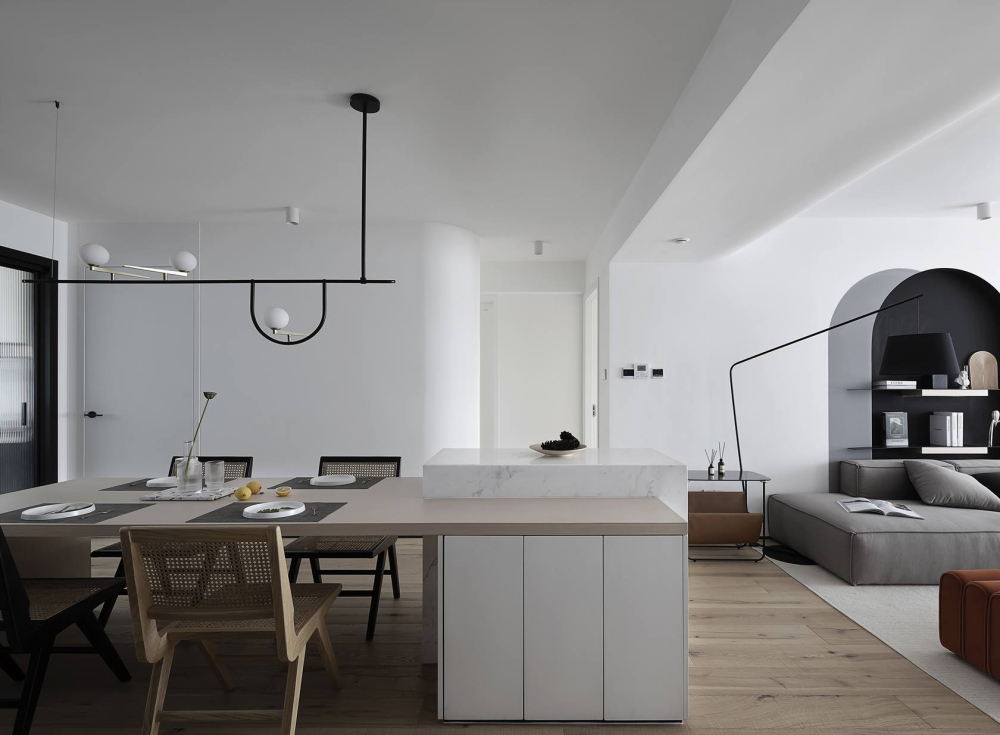 現(xiàn)代簡約風(fēng)格室內(nèi)家裝案例效果圖-餐廳 現(xiàn)代簡約風(fēng)格室內(nèi)家裝案例效果圖-餐廳