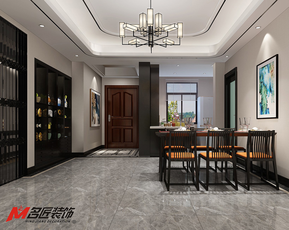 裝修公司新中式風格室內裝修效果圖-餐廳 裝修公司新中式風格室內裝修效果圖-餐廳