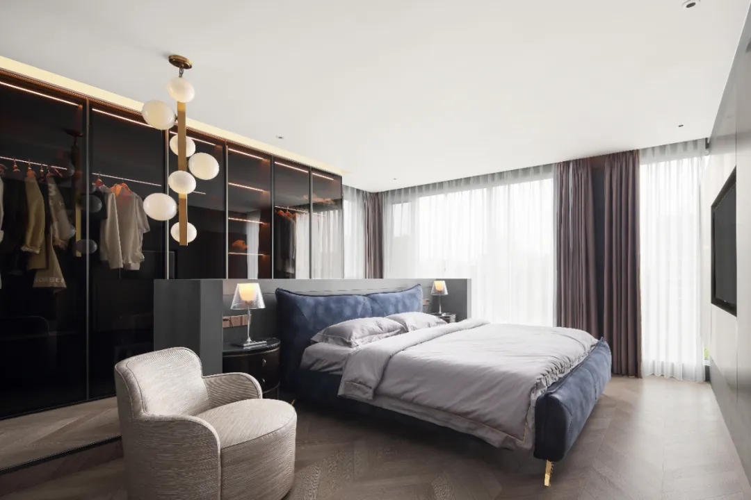 輕奢風(fēng)格家裝設(shè)計(jì)室內(nèi)裝修效果圖-臥室 輕奢風(fēng)格家裝設(shè)計(jì)室內(nèi)裝修效果圖-臥室