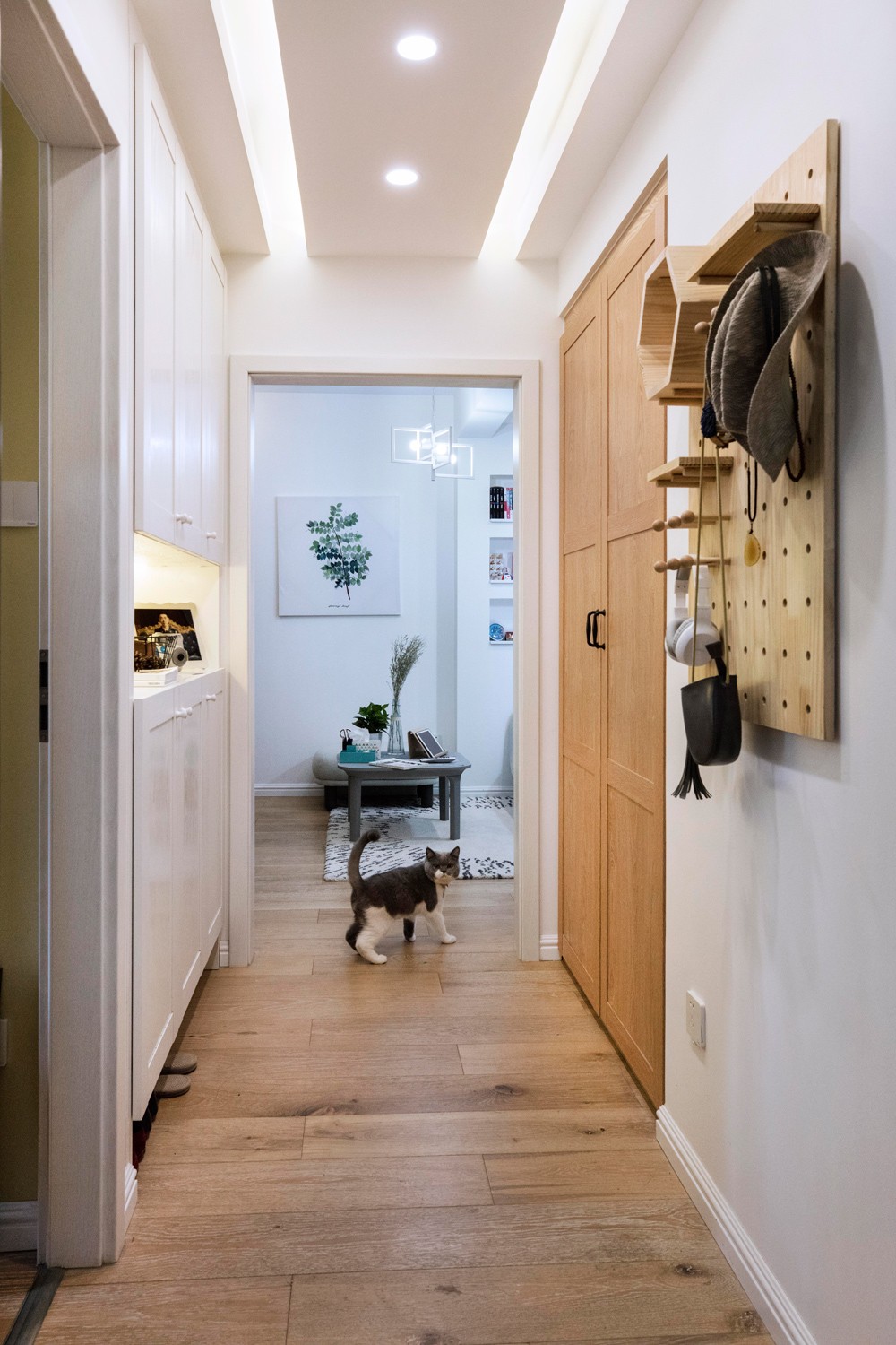 佛山裝修公司北歐風格公寓裝修效果圖-玄關