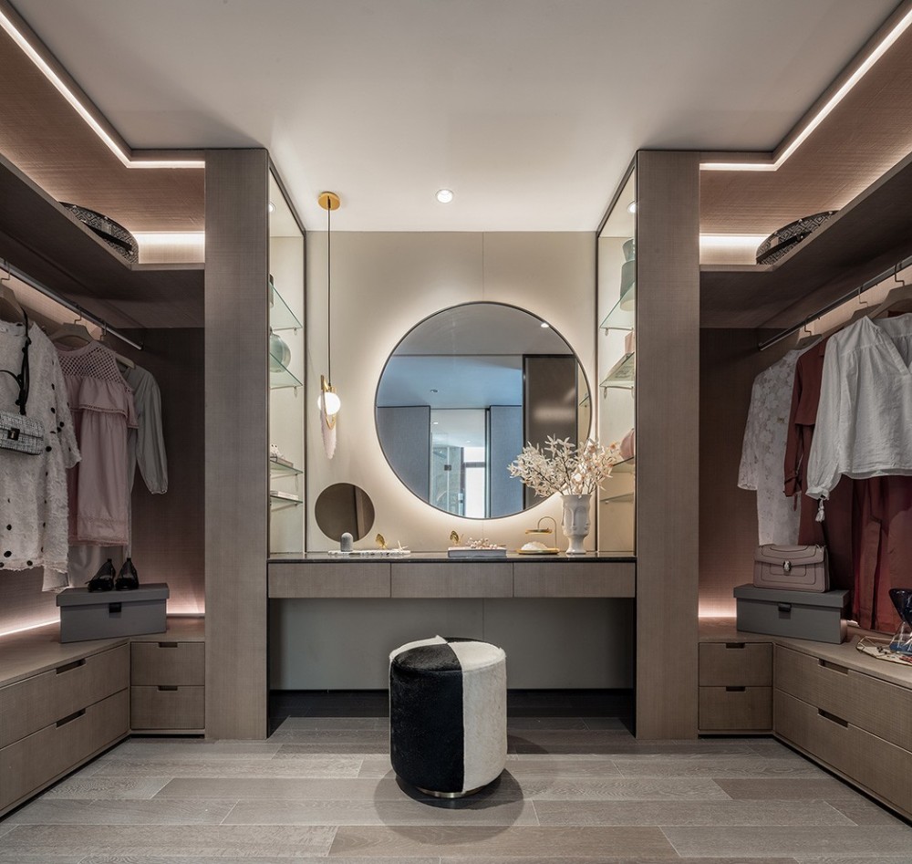 現代簡約風格室內設計家裝案例-梳妝臺 現代簡約風格室內設計家裝案例-梳妝臺