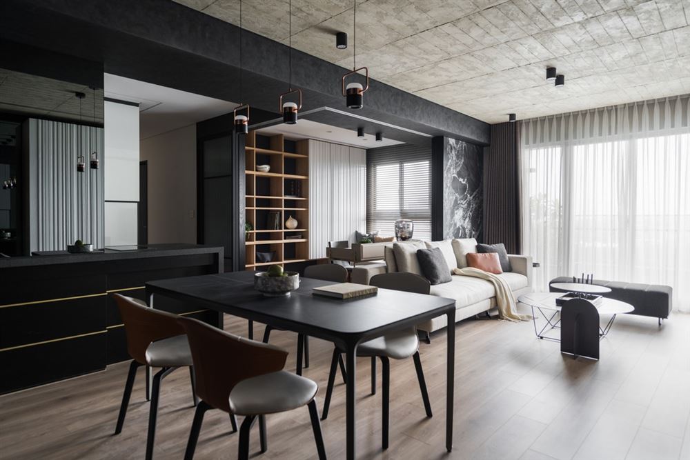 佛山市金科城現代簡約風格四居室裝修案例