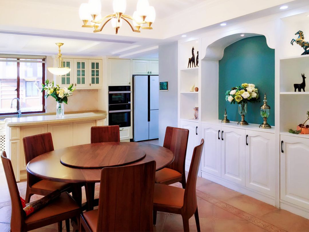 別墅裝修現代美式風格-餐廳 別墅裝修現代美式風格-餐廳