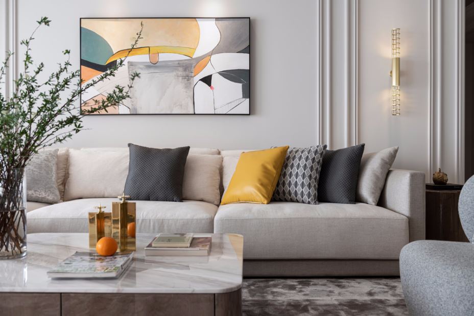 江門市鳳山水岸現代簡約風格三居室裝修案例