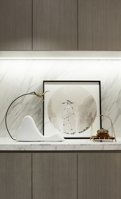 現代新中式風格室內設計家裝案例-玄關 現代新中式風格室內設計家裝案例-玄關