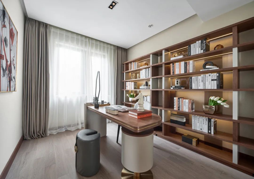 美式摩登風格室內設計家裝案例-書房 美式摩登風格室內設計家裝案例-書房