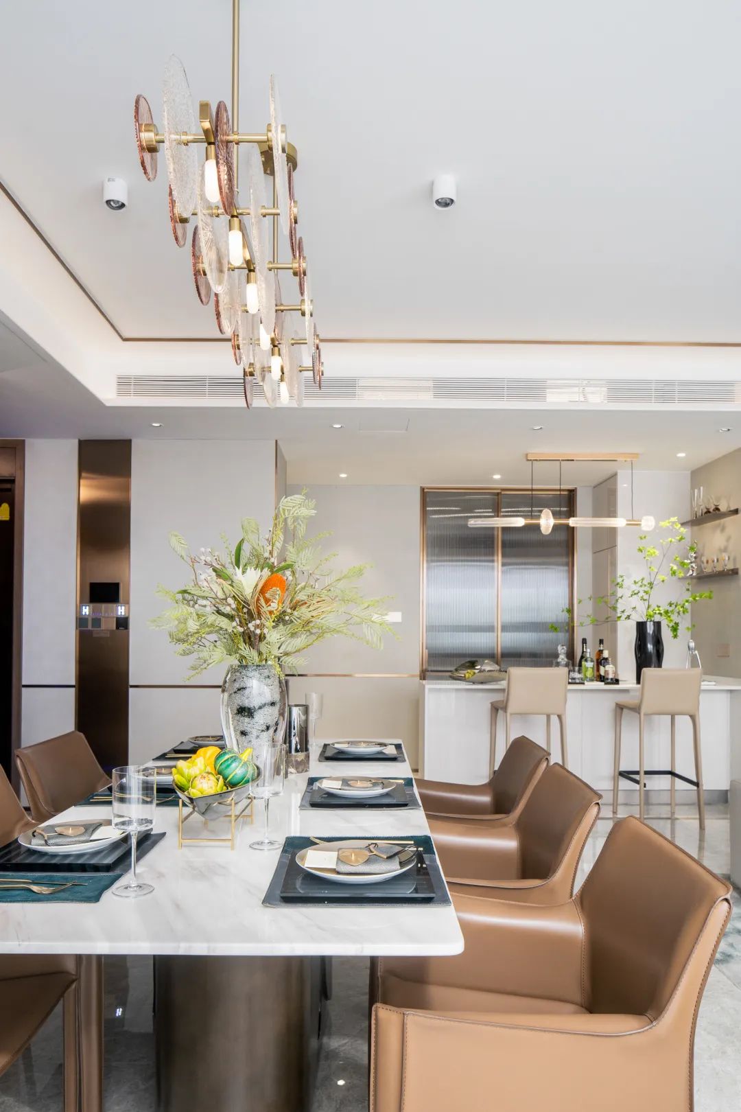 現代輕奢風格室內設計家裝案例-餐廳 現代輕奢風格室內設計家裝案例-餐廳
