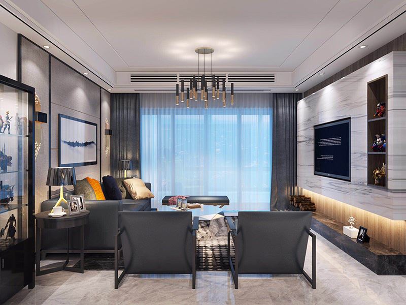 佛山市中建順控&middot;云熙悅城現代簡約風格三居室裝修案例