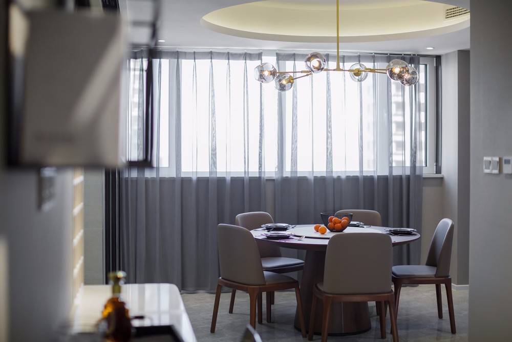 現代簡約風格室內家裝案例效果圖-餐廳 現代簡約風格室內家裝案例效果圖-餐廳