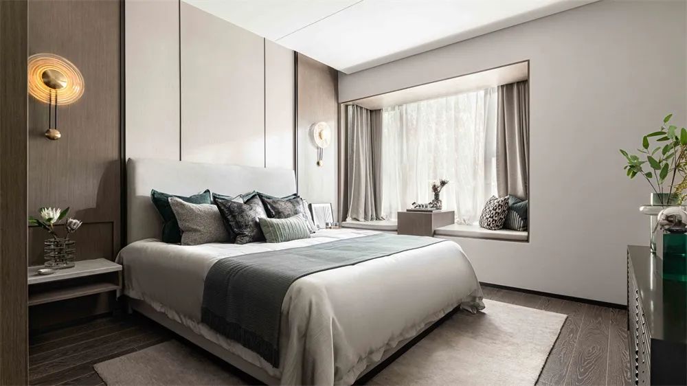 簡約新中式風格室內設計家裝案例-臥室 簡約新中式風格室內設計家裝案例-臥室