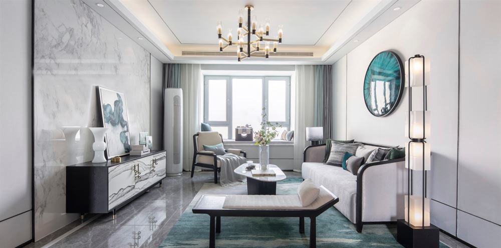 佛山市中建順控&middot;云熙悅城新中式風格三居室裝修案例