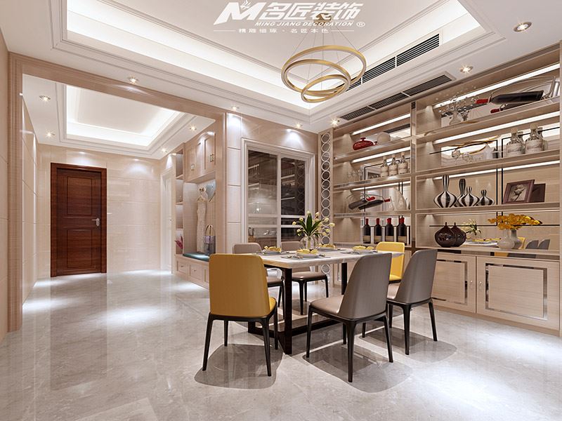 揭陽市保利&middot;半島一號輕奢風(fēng)格三居室裝修案例