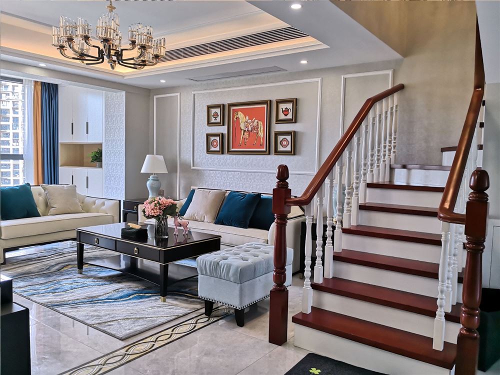 江門市碧桂園&middot;天麓湖歐式風格復式裝修案例