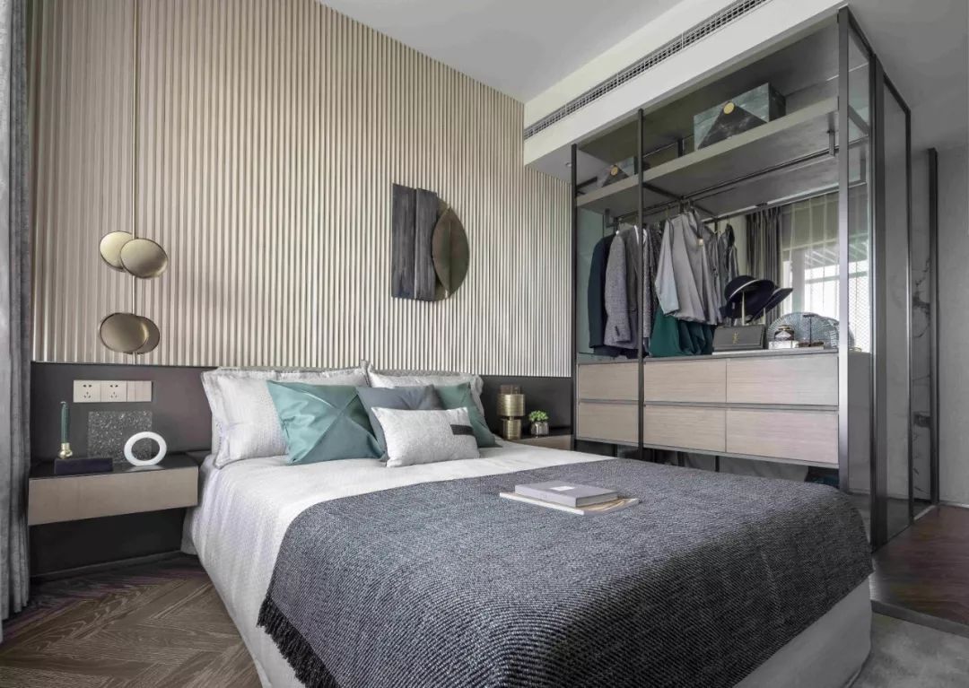 現代輕奢風格室內設計家裝案例-主臥 現代輕奢風格室內設計家裝案例-主臥