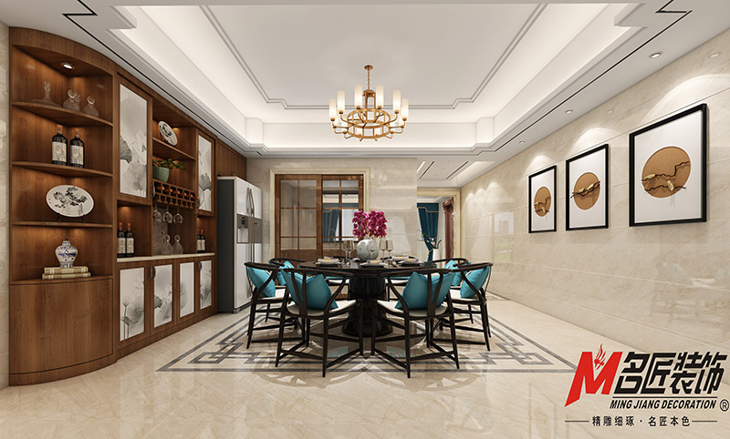 現代前衛風格室內裝修效果圖-寶德家園三居143平米-餐廳 現代前衛風格室內裝修效果圖-寶德家園三居143平米-餐廳