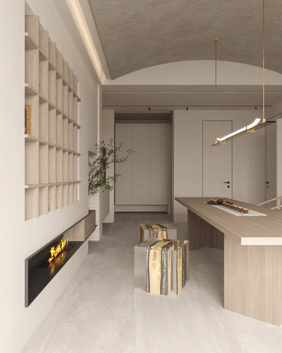 日式極簡風格室內設計家裝案例-茶室 日式極簡風格室內設計家裝案例-茶室