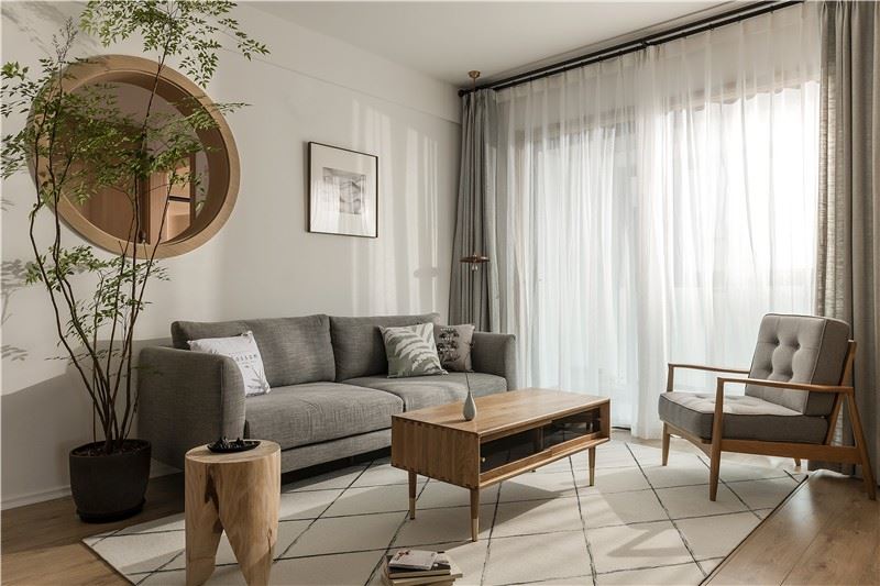 深圳市和成金竹家園北歐風格三居室裝修案例