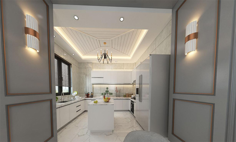 現代簡約風格別墅裝修設計效果圖-碧桂園別墅380平米-別墅廚房裝修設計 現代簡約風格別墅裝修設計效果圖-碧桂園別墅380平米-別墅廚房裝修設計