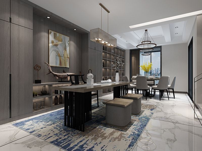 楚雄彝族自治州北浦小區(qū)現(xiàn)代簡(jiǎn)約風(fēng)格三居室裝修案例