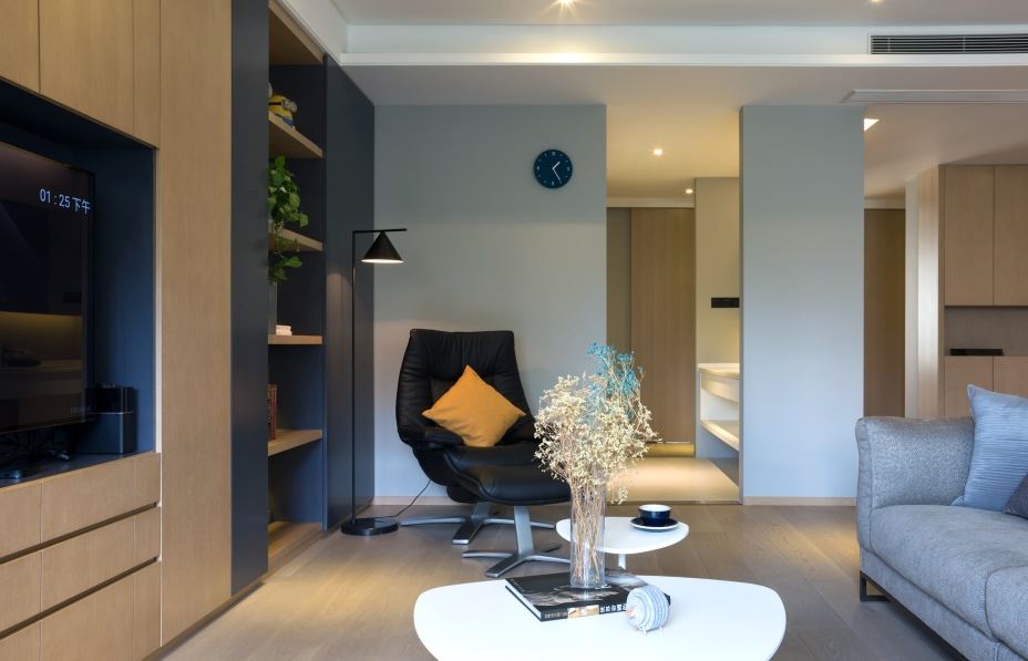 江門市幸福新村現(xiàn)代簡約風(fēng)格三居室裝修案例