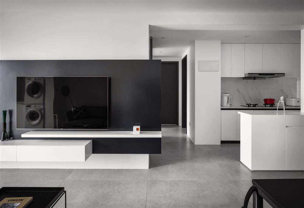 廣州市祈福名望天下現代簡約風格三居室裝修案例