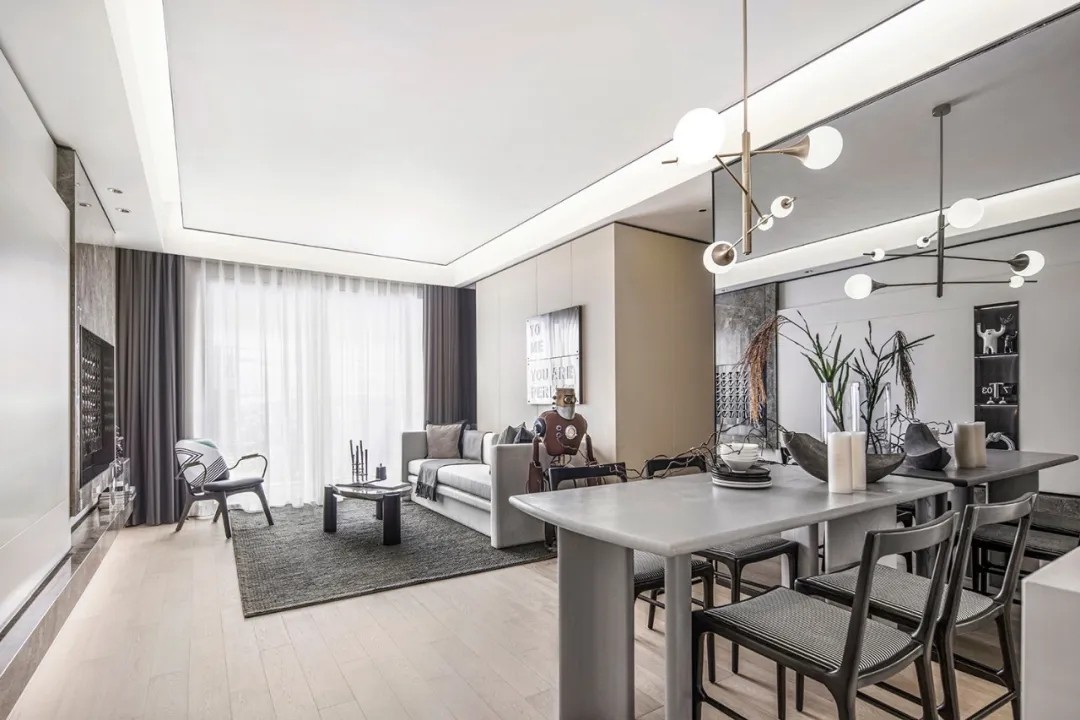 現代朋克風格室內設計家裝案例-客餐廳 現代朋克風格室內設計家裝案例-客餐廳