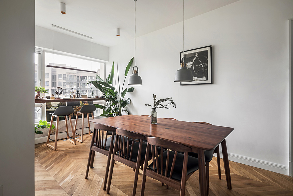 原木北歐風室內設計,帶著年輕人奮斗上進心裝飾的溫馨小窩-餐廳 原木北歐風室內設計,帶著年輕人奮斗上進心裝飾的溫馨小窩-餐廳