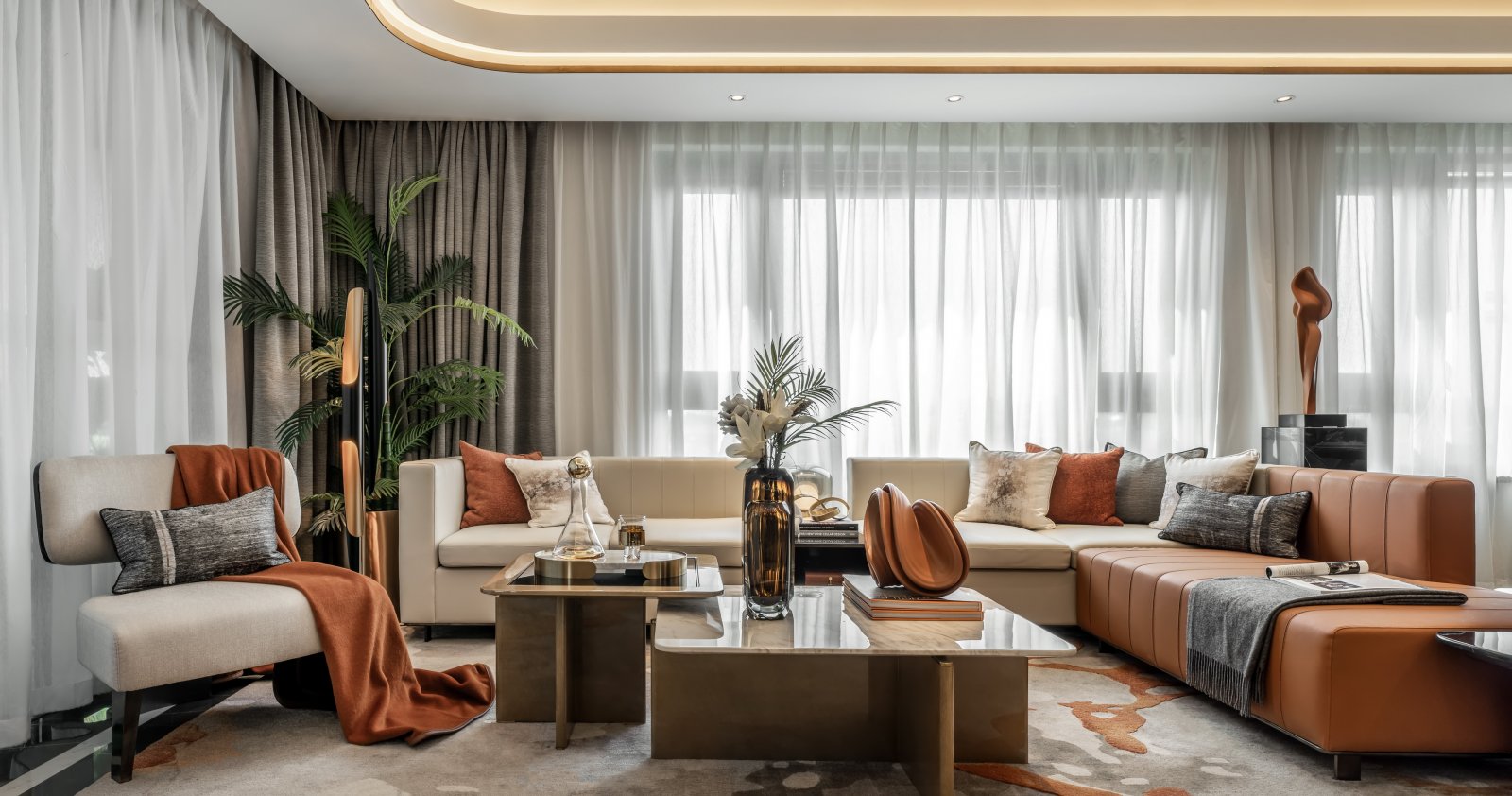 輕奢風(fēng)格室內(nèi)設(shè)計(jì)家裝案例-客廳 輕奢風(fēng)格室內(nèi)設(shè)計(jì)家裝案例-客廳