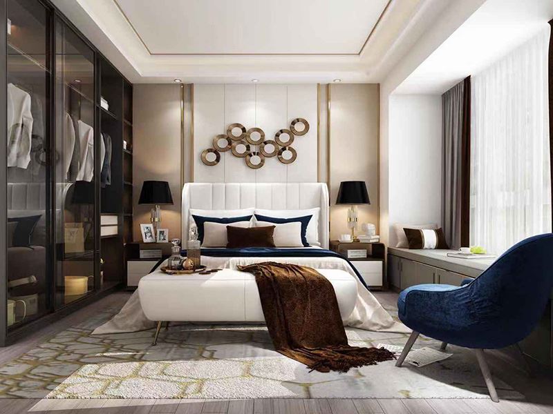 茂名市財(cái)富廣場(chǎng)(高州)輕奢風(fēng)格四居室裝修案例