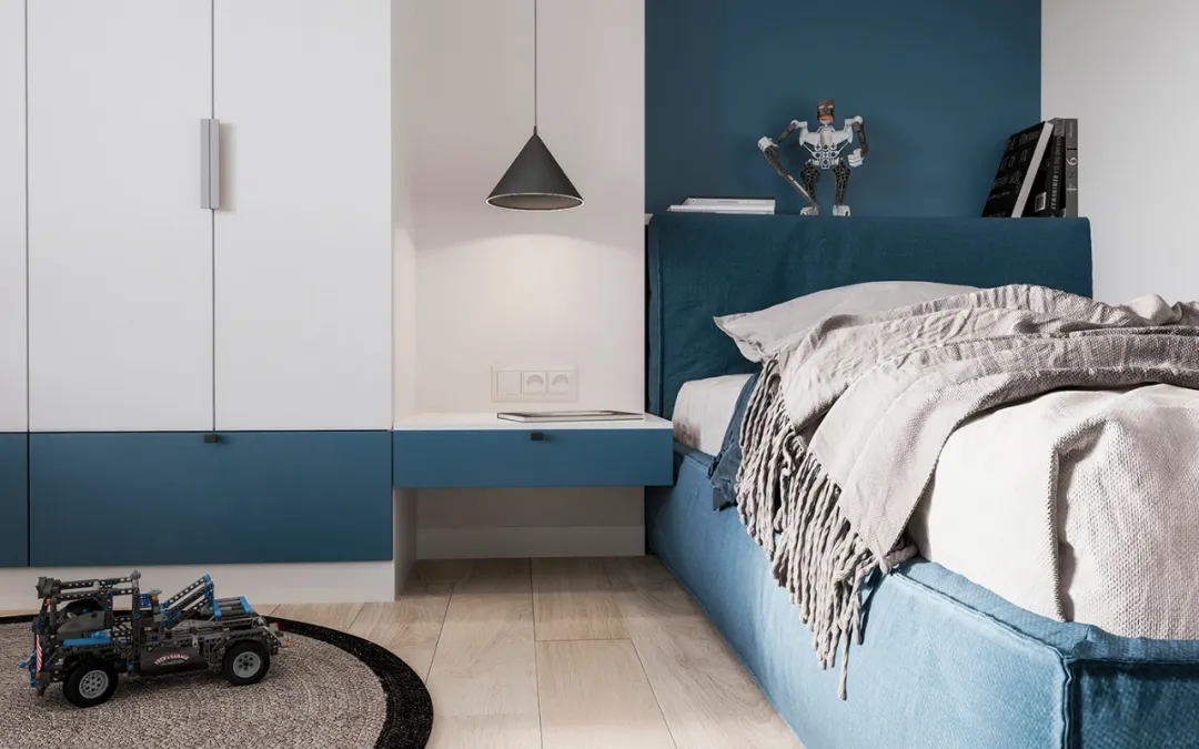 裝修案例輕奢簡約風格室內裝修效果圖-臥室 裝修案例輕奢簡約風格室內裝修效果圖-臥室