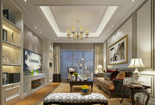 韶關市嶺南富春山居歐式風格別墅裝修案例